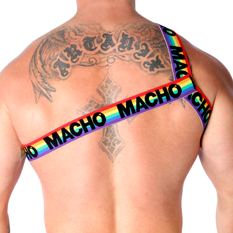 MALE - WHITE ROMAN HARNESS S/M