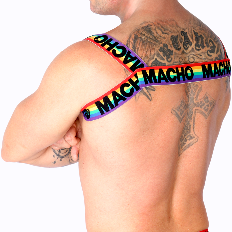 MALE - WHITE ROMAN HARNESS S/M