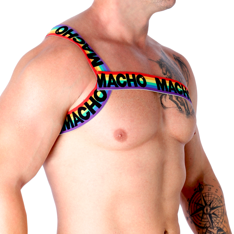 MALE - WHITE ROMAN HARNESS S/M