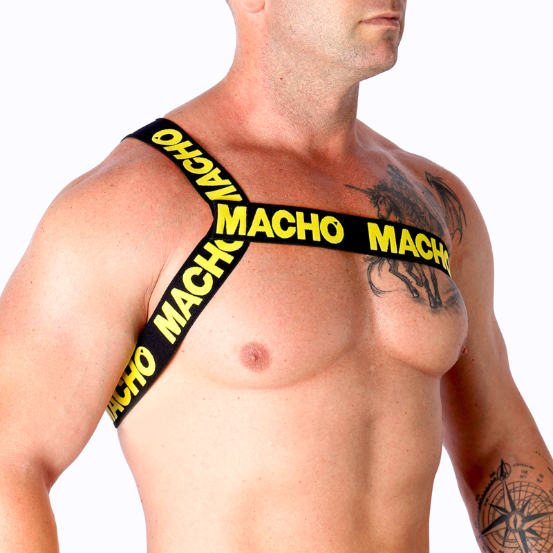 MALE - WHITE ROMAN HARNESS S/M