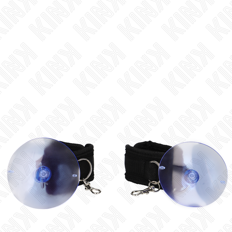 KINK - BLACK WRIST SUCTION CUPS 29-40 CM X 5 CM