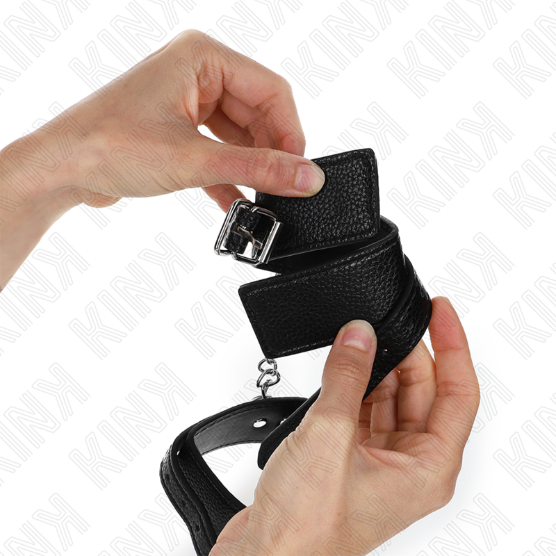 KINK - BLACK COBRA PATTERN WRIST ADJUSTABLE 20-28 CM X 5.4 CM