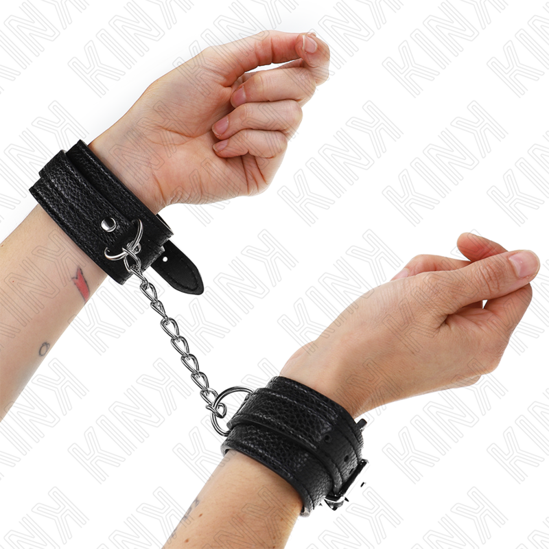 KINK - BLACK COBRA PATTERN WRIST ADJUSTABLE 20-28 CM X 5.4 CM