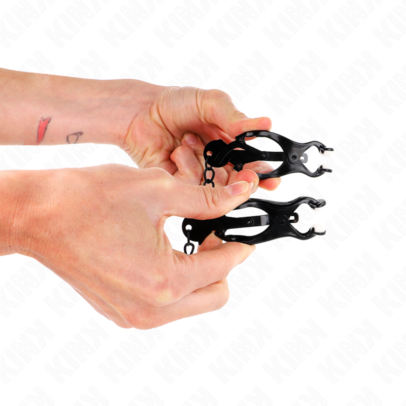 KINK - JAPANESE CLOVER NIPPERS WITH BLACK CHAIN ​​30 CM