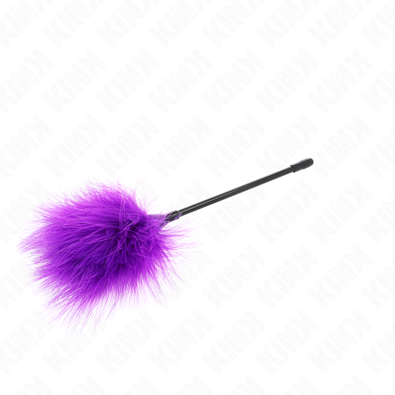 KINK - PURPLE TICKLING FEATHERS USED IN BONDAGE KIT 27 CM