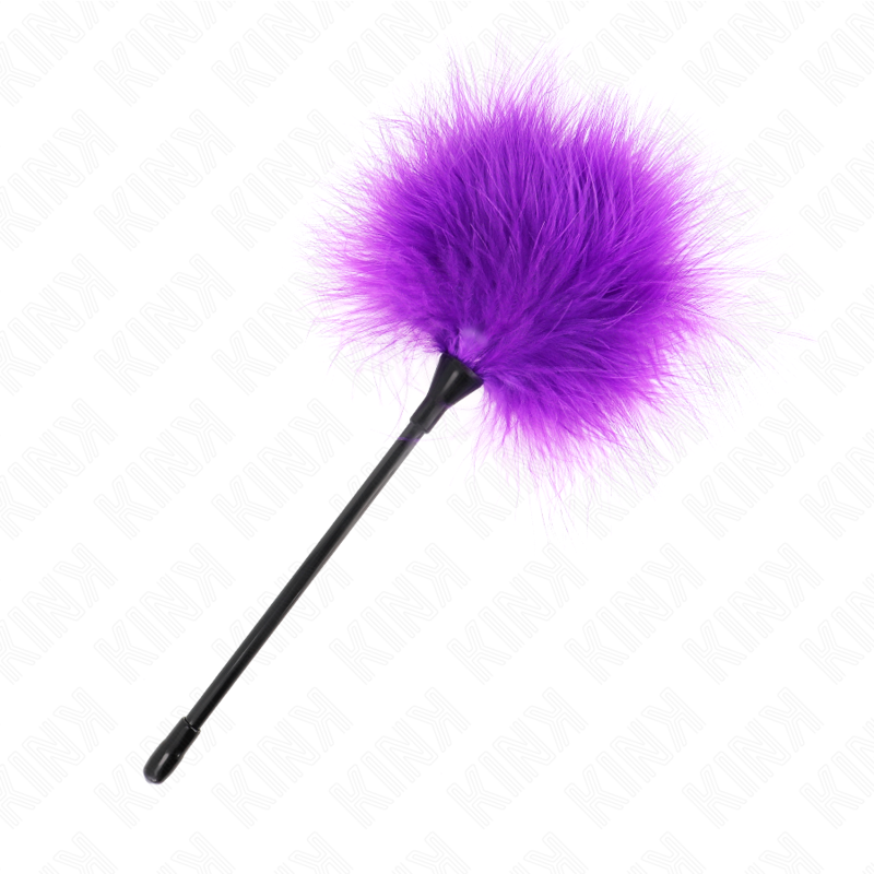 KINK - PURPLE TICKLING FEATHERS USED IN BONDAGE KIT 27 CM
