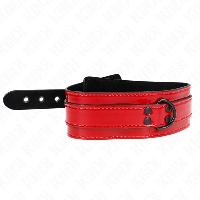 KINK - ADJUSTABLE NECKLACE RED WINE 37.5-49.5 CM X 5 CM
