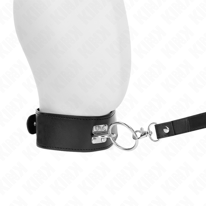 KINK - 116 CM STUDDED NECKLACE WITH 50 X 5 CM LEATHER STRAP