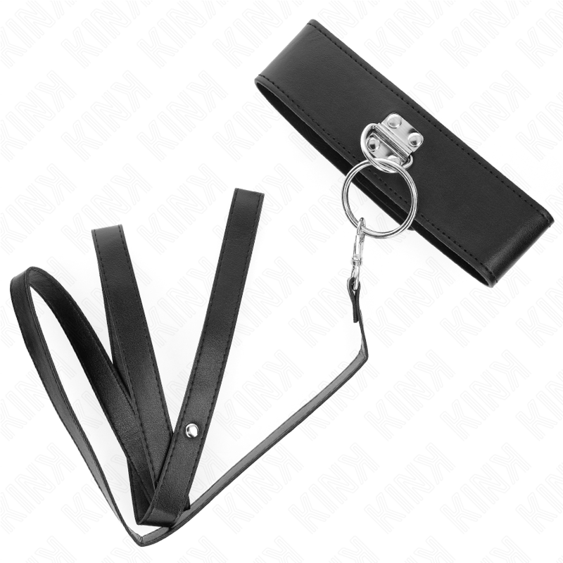 KINK - 116 CM STUDDED NECKLACE WITH 50 X 5 CM LEATHER STRAP