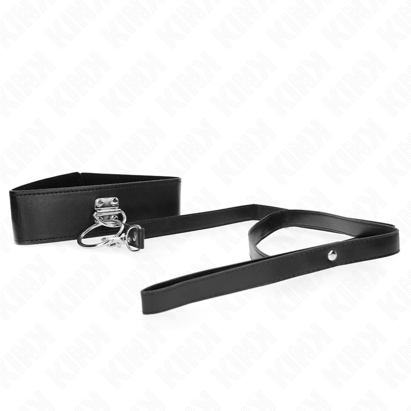 KINK - 116 CM STUDDED NECKLACE WITH 50 X 5 CM LEATHER STRAP