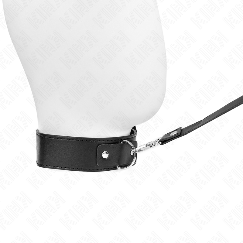 KINK - NECKLACE WITH BELT 116 CM ADJUSTABLE BLACK STRAP 32-50 CM X 8 CM