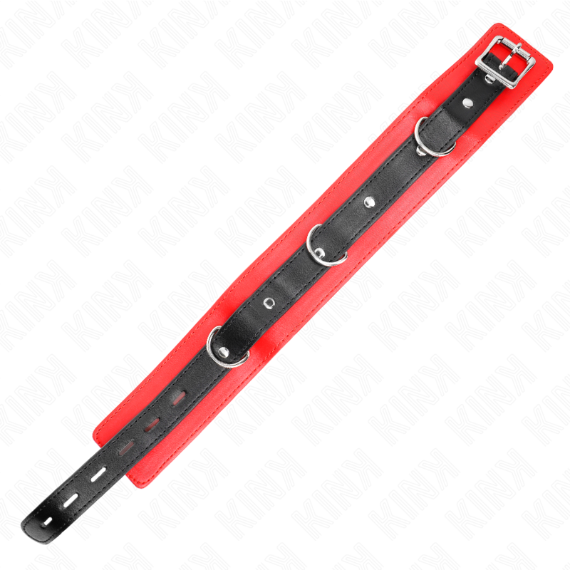 KINK - NECKLACE WITH BELT 65 CM WITH RED STRAP 54 X 4.5 CM