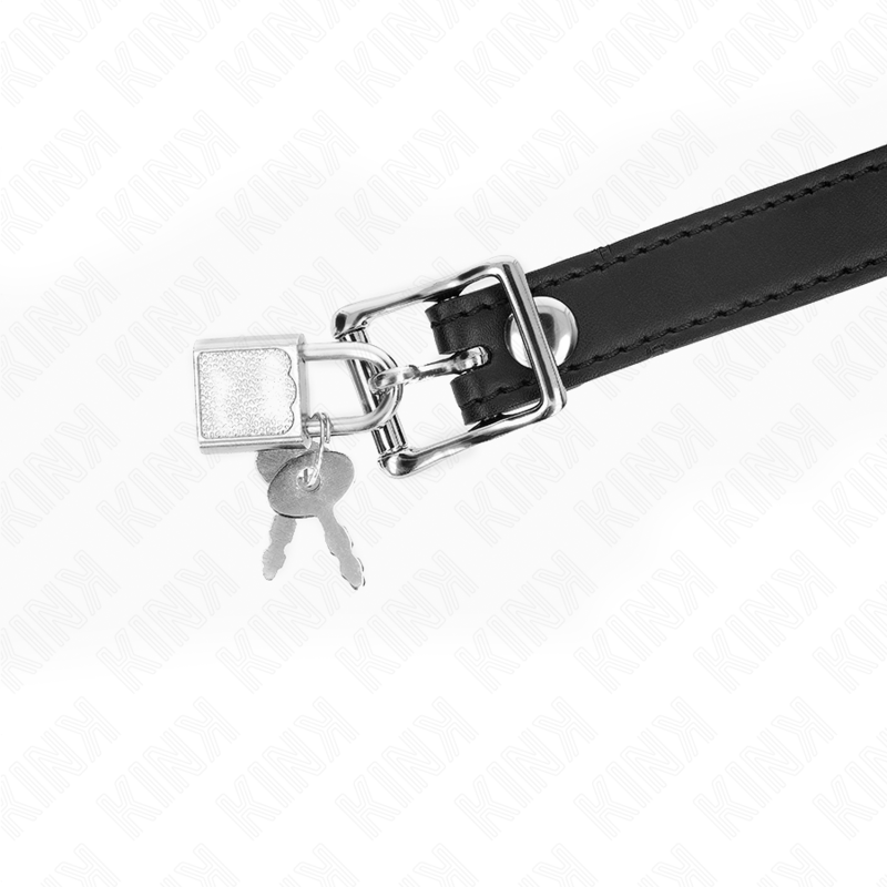 KINK - SILICONE BALL GAG 4 CM WITH LOCK 60 x 2 CM