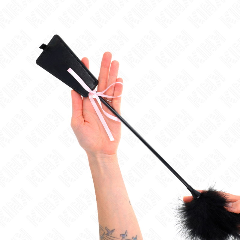 KINK - TICKLING FEATHERS WITH PINK RIBBON BOW 49 CM