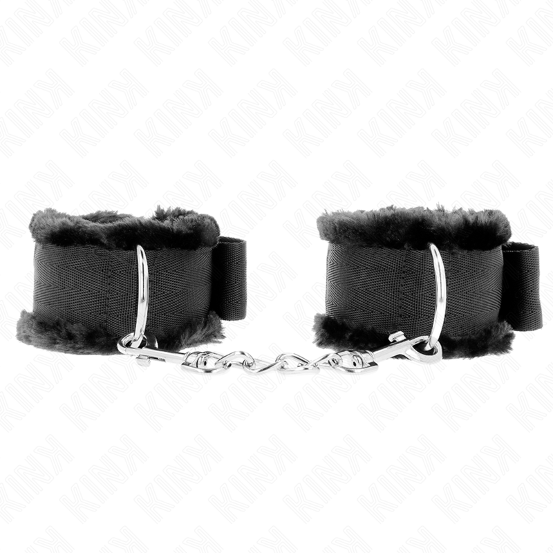 KINK - BLACK FURRY LINING WRIST ADJUSTABLE 17-31 CM X 7 CM