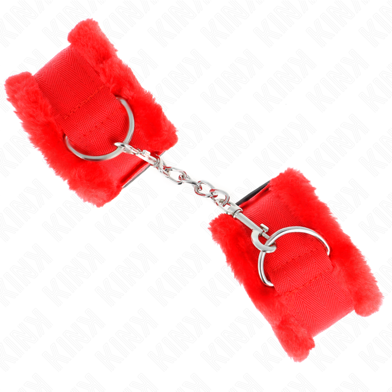 KINK - RED FURRY LINING WRIST ADJUSTABLE 17-31 CM X 7 CM