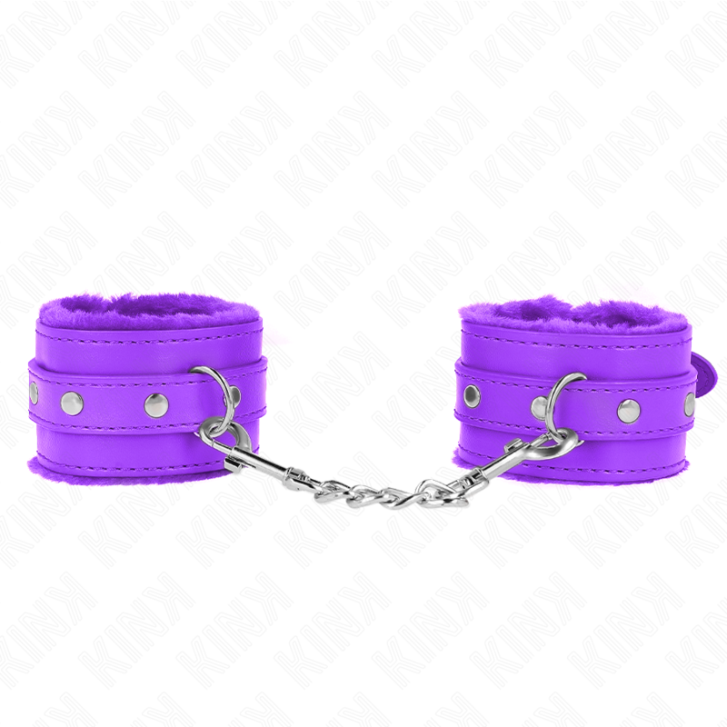 KINK - PREMIUM PURPLE LEATHER LINING WRIST WITH ADJUSTABLE PURPLE BELT 17-29 CM X 6 CM