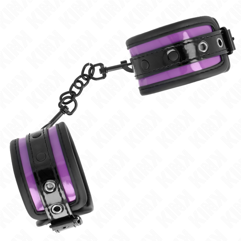 KINK - ADJUSTABLE LIGHT PURPLE NEOPRENE CUFFS 21-28 CM X 5 CM