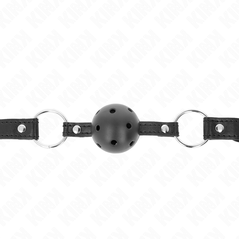 KINK - HOLLOW BLACK HARD BALL 4.5 CM GAG MODEL 1 63.5 X 2 CM