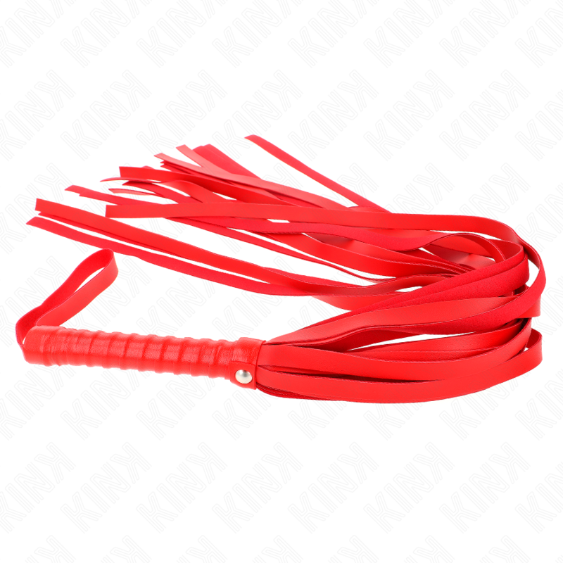 KINK - RED SHORT HANDLE WHIP 70 CM
