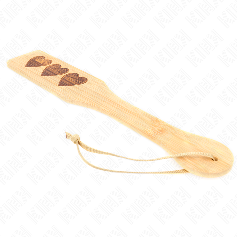 KINK - HEART DESIGN BAMBOO PALLET 32 X 5.5 CM