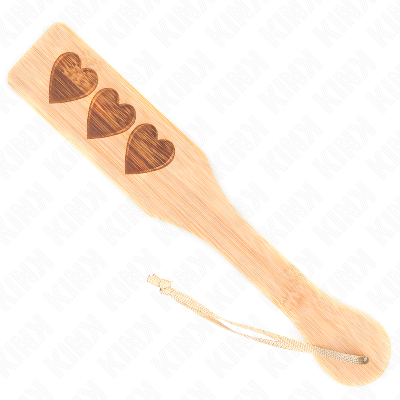 KINK - HEART DESIGN BAMBOO PALLET 32 X 5.5 CM