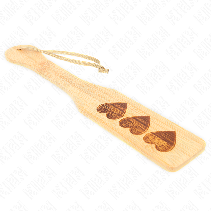 KINK - HEART DESIGN BAMBOO PALLET 32 X 5.5 CM
