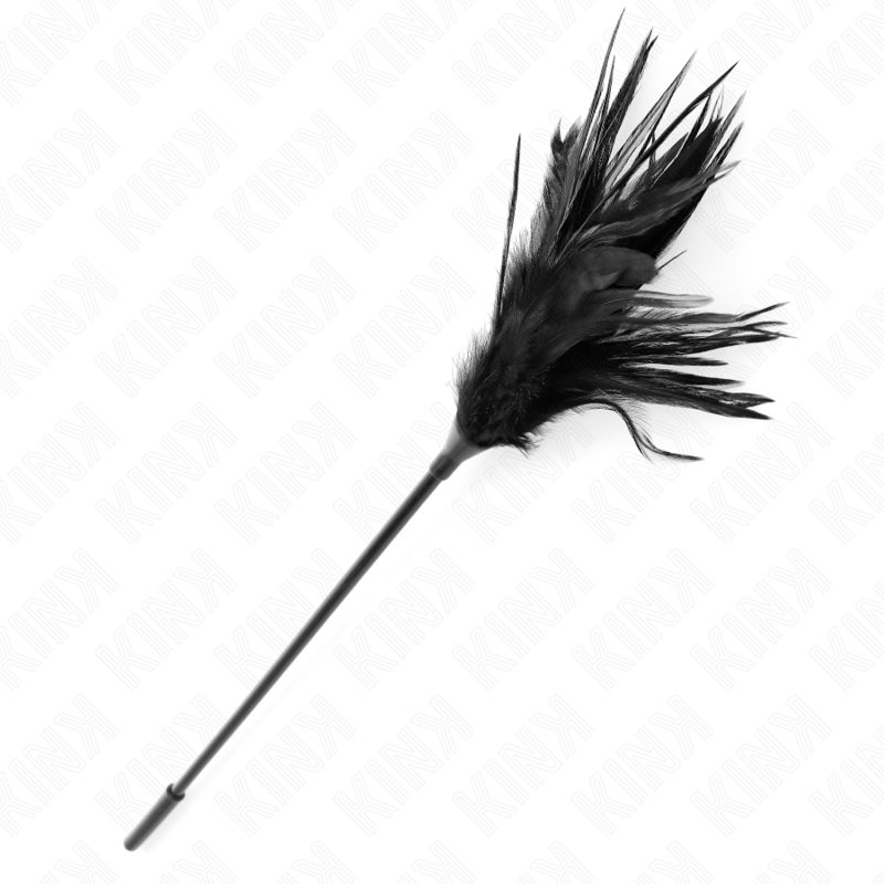 KINK - MULTIPLE BLACK TICKLING FEATHERS 45 CM