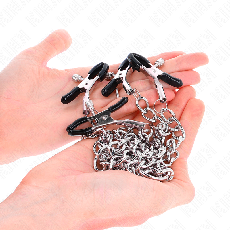 KINK - 4 CHAIN ​​CLIPPERS 32 CM WITH SMALL CHAINS 14 CM