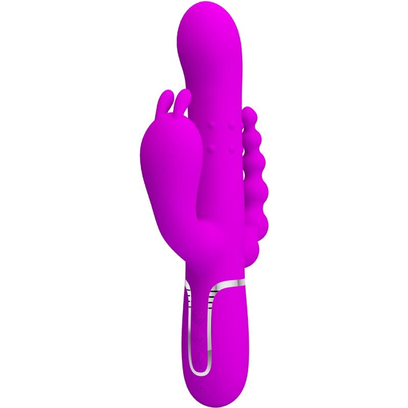 PRETTY LOVE - CAMMY 4 IN 1 MULTIFUNCTIONAL TRIPLE VIBRATOR PINK
