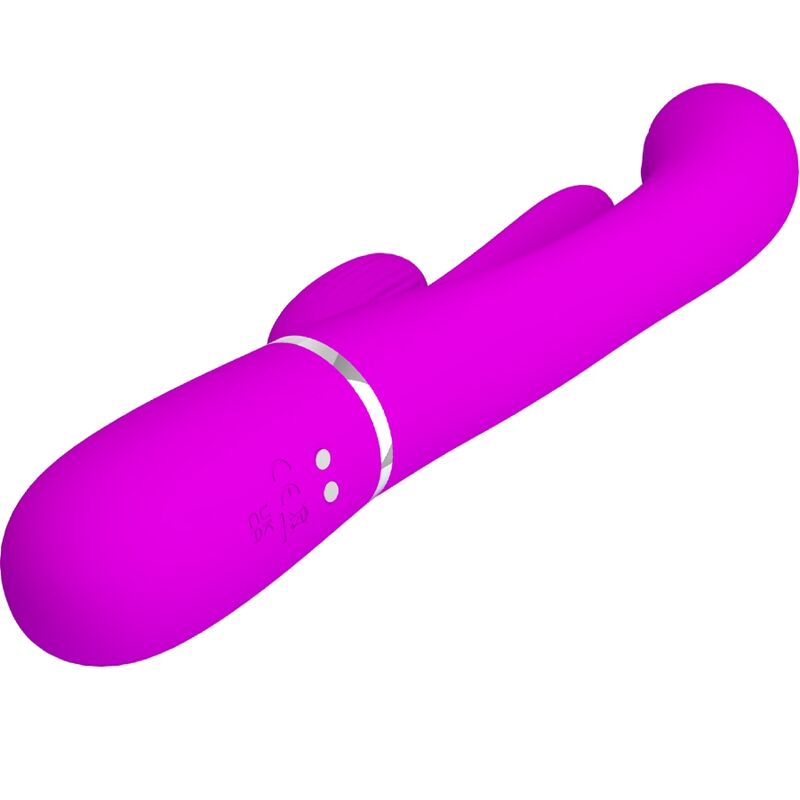 PRETTY LOVE - SHANIA TRIPLE RABBIT MULTIFUNCTIONAL VIBRATOR PINK