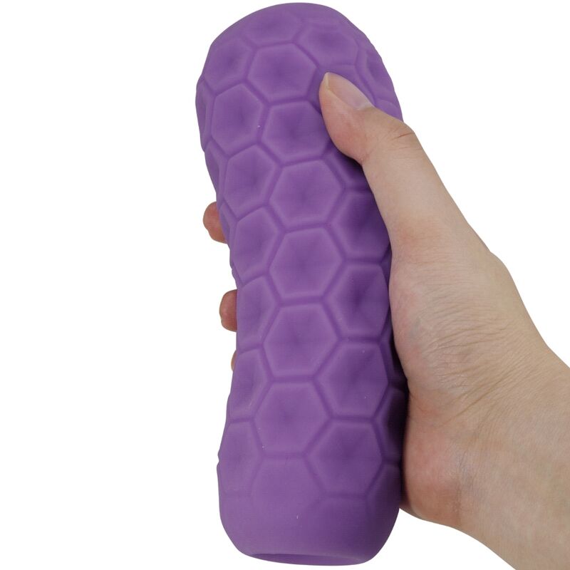 PRETTY LOVE - PURPLE TWIN BALLS MALE MASTURBATOR