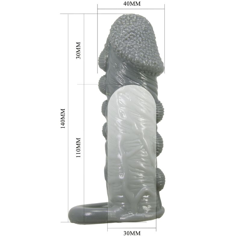 PRETTY LOVE - FUNDA REALISTA PARA ALARGAR EL PENE Y RETARDAR LAS GRISES