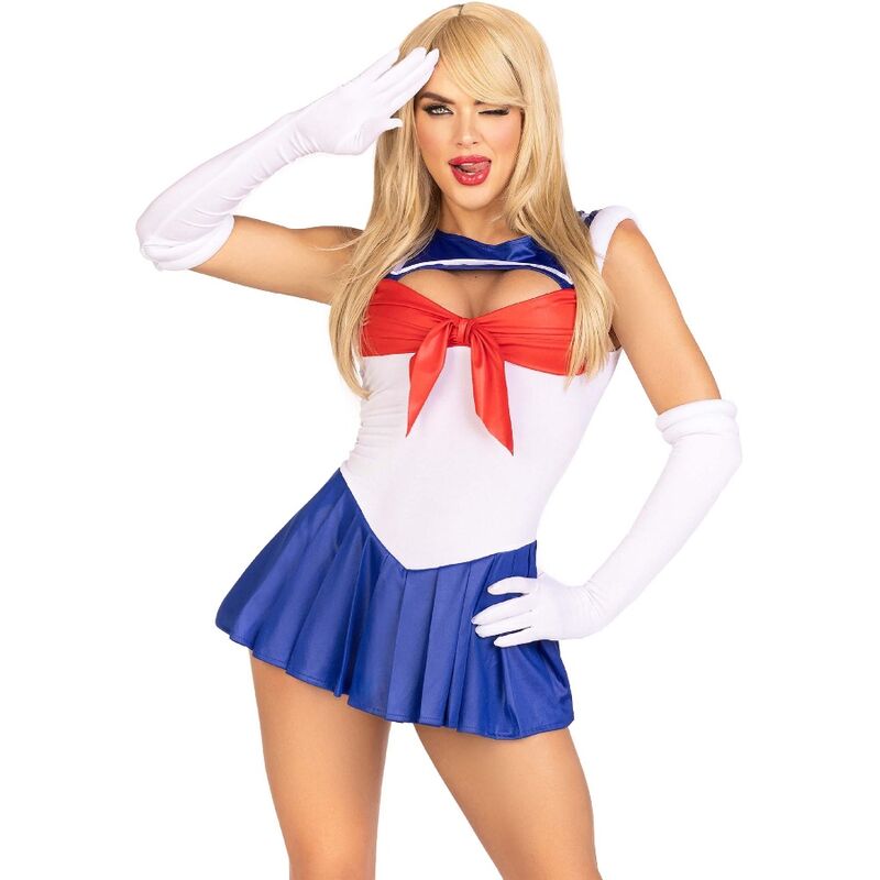 LEG AVENUE - SEXY MULTICOLOR SAILOR COSTUME M
