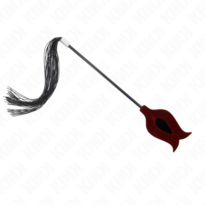 KINK - SILICONE TASSEL WHIP ROSE SHAPE 45 CM
