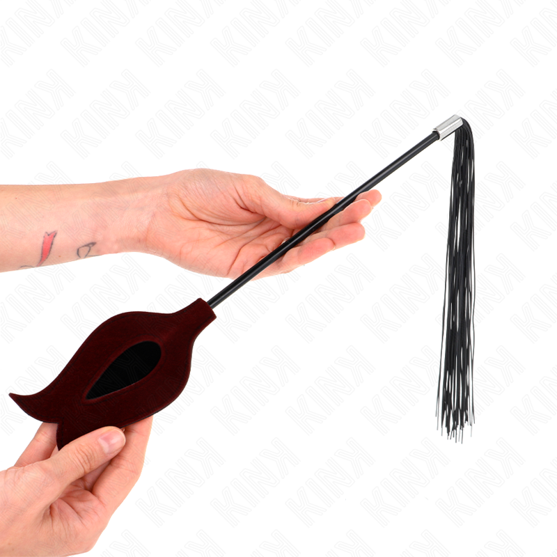 KINK - SILICONE TASSEL WHIP ROSE SHAPE 45 CM