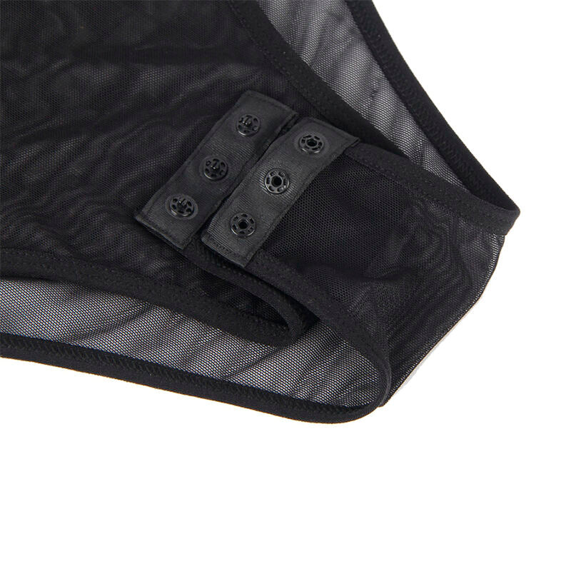 SUBBLIME - 954055 BODY DE ENCAJE NEGRO SEXY S/M