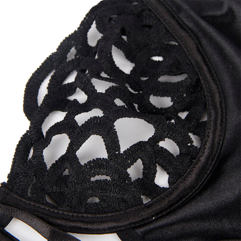 SUBBLIME - 954055 BODY DE ENCAJE NEGRO SEXY S/M