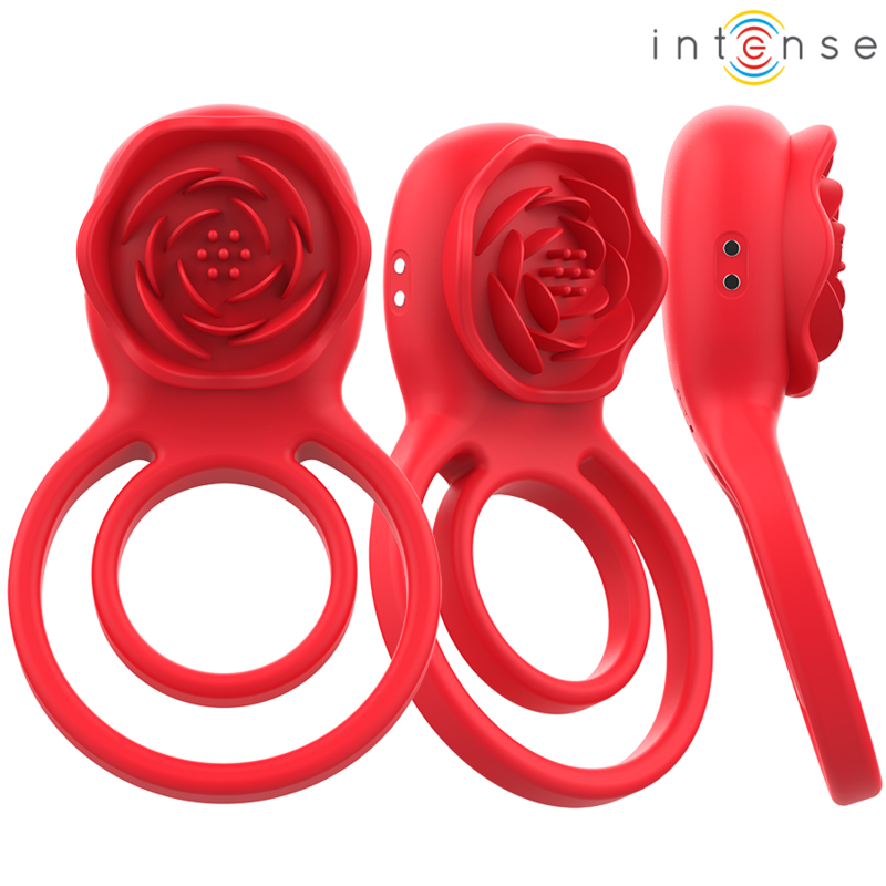 INTENSO - ESTIMULADOR GAIL ROSA 10 VIBRACIONES CONTROL REMOTO ROJO