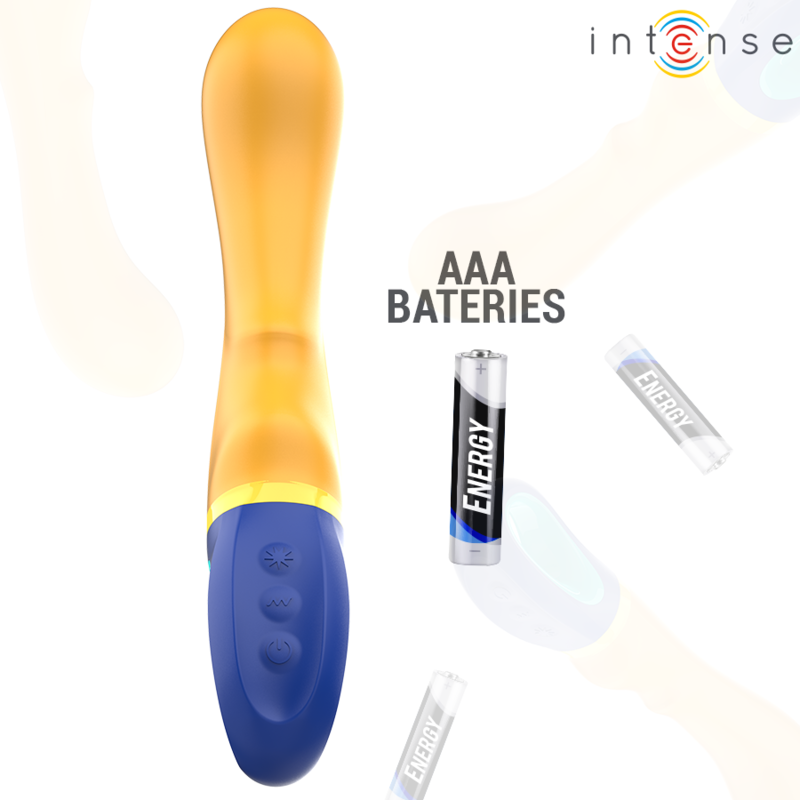 VIBRADOR INTENSO - PUNTO G SHAGGY AMARILLO