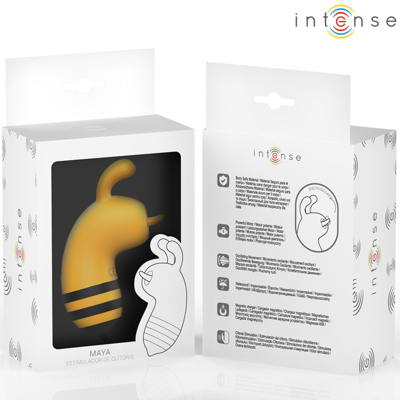 INTENSO - ESTIMULADOR MAYA BEE AMARILLO/NEGRO