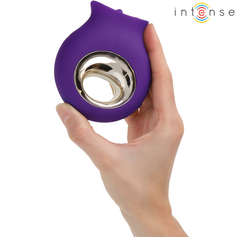INTENSE - TULI CLITORAL STIMULATOR 9 VIBRATIONS AND 9 OSCILATIONS PURPLE