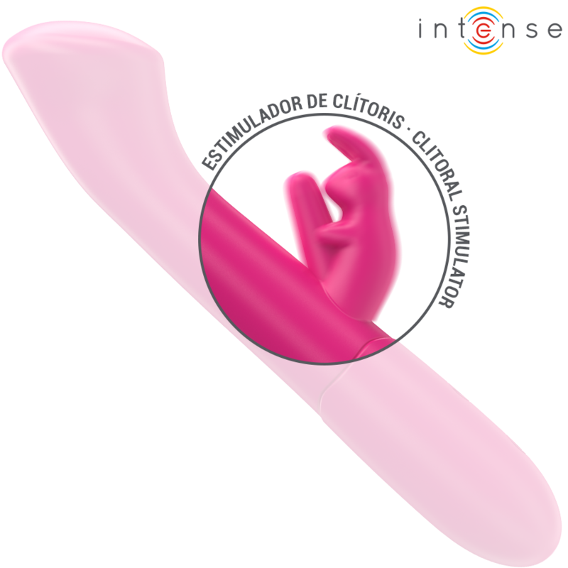 INTENSE - JULIET RABBIT VIBRADOR 18,6 CM 10 VIBRACIONES ROSA