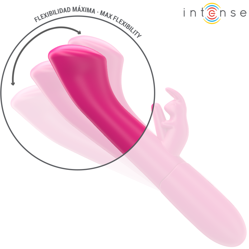 INTENSE - JULIET RABBIT VIBRADOR 18,6 CM 10 VIBRACIONES ROSA