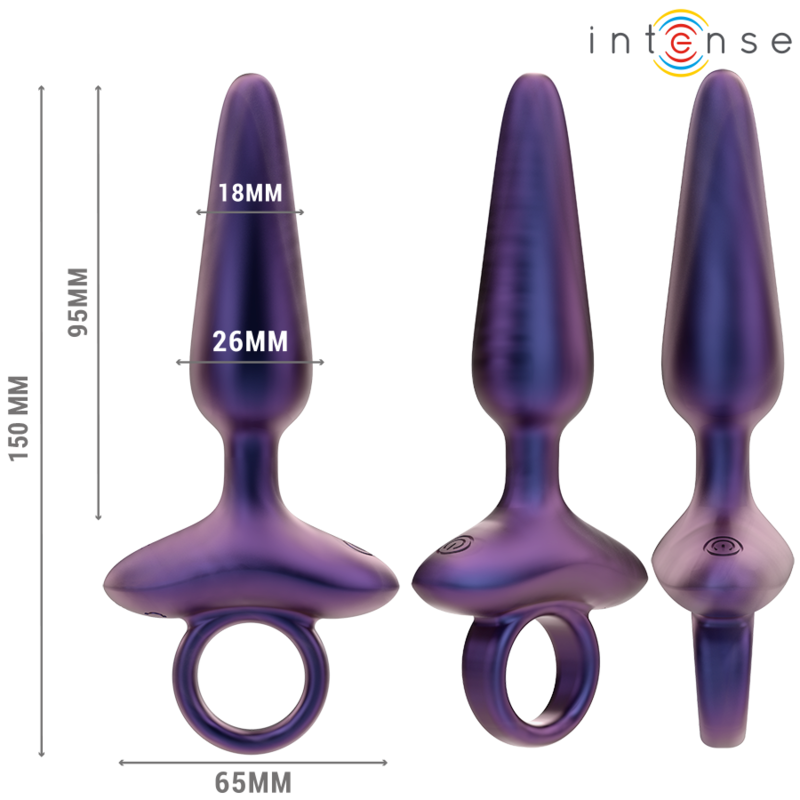 INTENSE - MARLON ANAL PLUG VIBRATOR MODEL 4 REMOTE CONTROL