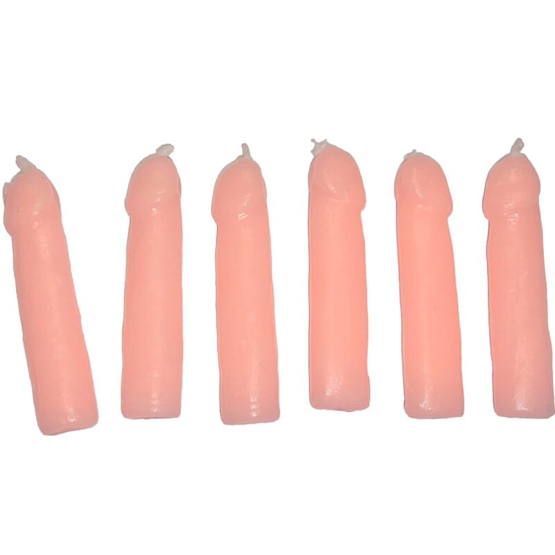 SPICY DEVIL - 6 CANDLES IN THE SHAPED OF MEAT PENIS