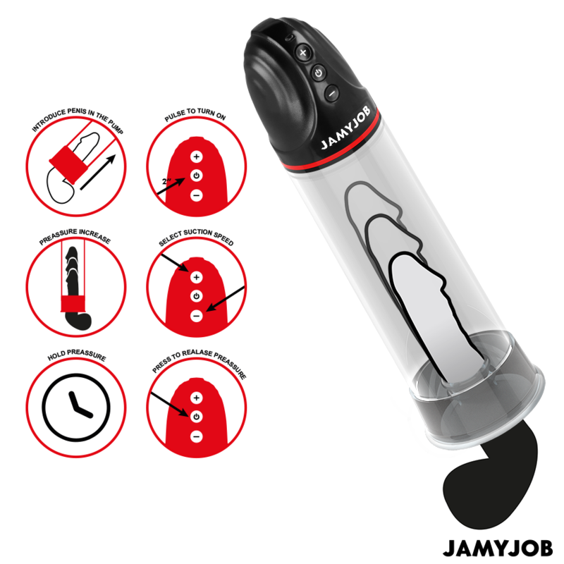 JAMYJOB - XPAND AUTOMATIC PUMP 3 SUCTION LEVELS GRAY
