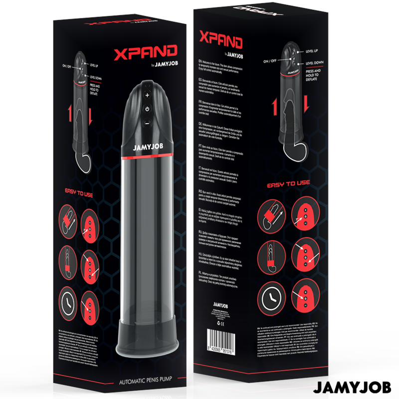 JAMYJOB - XPAND AUTOMATIC PUMP 3 SUCTION LEVELS GRAY