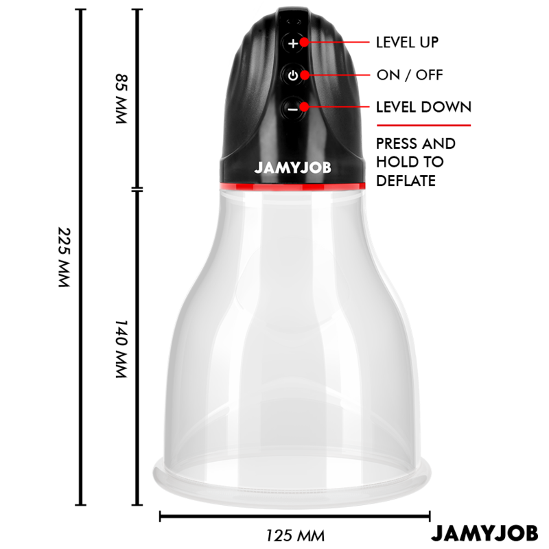 JAMYJOB - XPAND LITE AUTOMATIC TEST PUMP 3 SUCTION LEVELS GREY