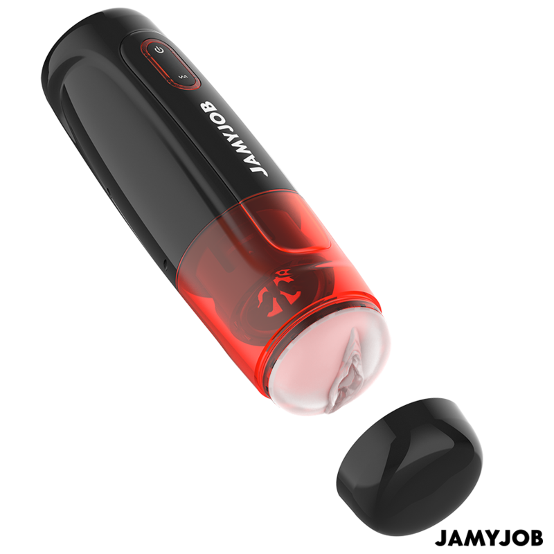 JAMYJOB - MASTURBADOR VAGINA AUTOMÁTICO STORM 10 MODOS DE ROTACIÓN Y EMPUJE